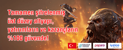Muhteşem %100 Hoş Geldin Bonusu promotion banner